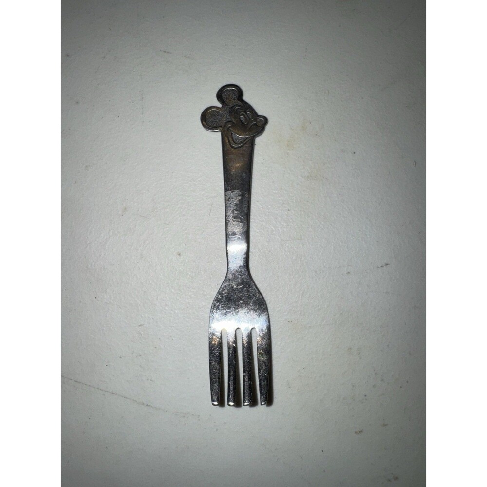 Mickey Mouse Stainless Fork For Kids Walt Disney By Bonny Japan Vintage
